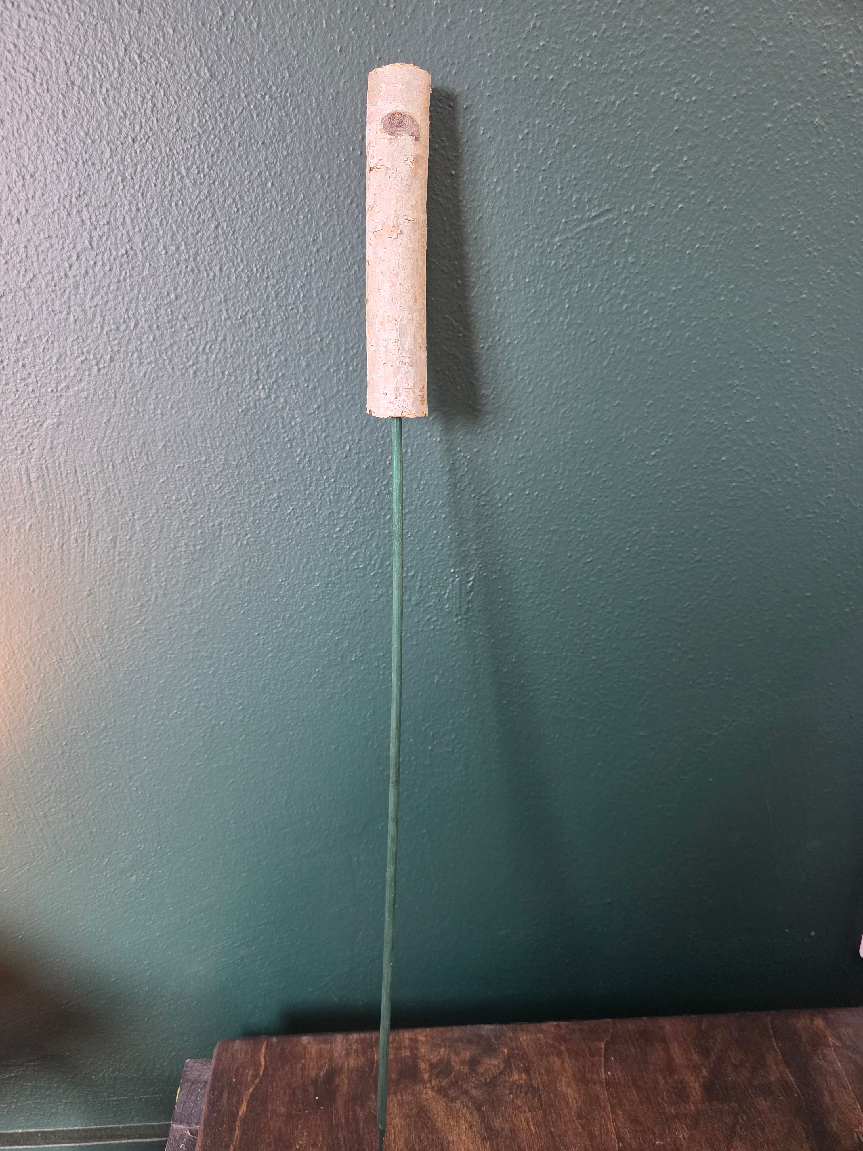 Mini birch poles on 12" or 18" picks- 24/pk