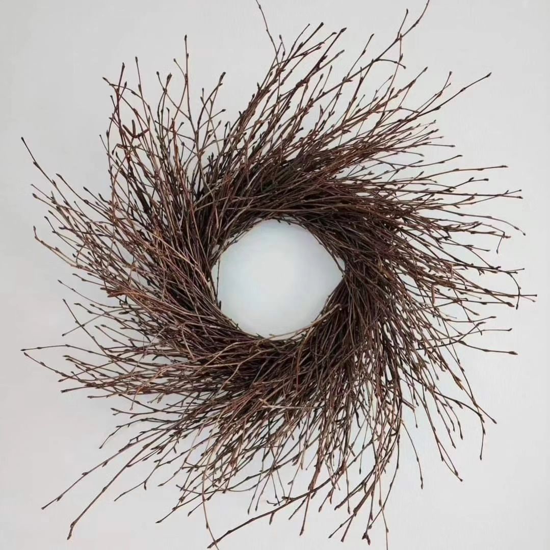 20" Birch Twig Wreath- 6/pk