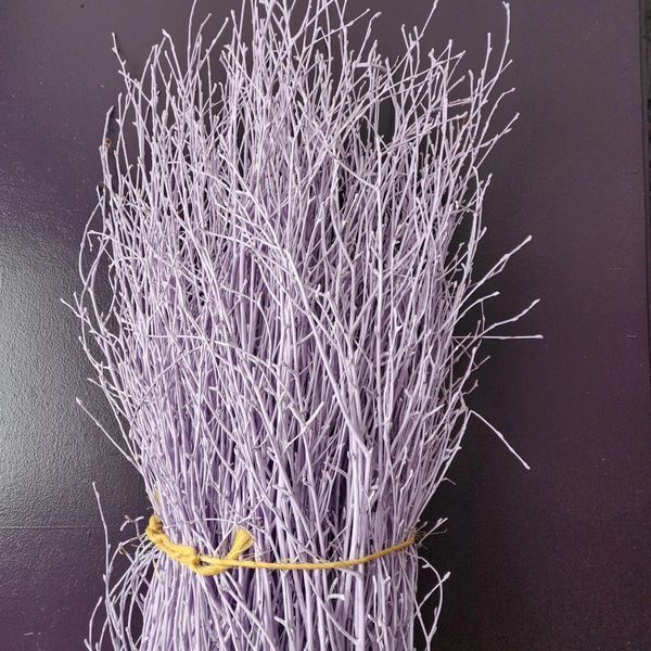 Painted Birch Branches Bulk 4ft. Multiple colors (10pc bunches packed 12- 120 twigs)